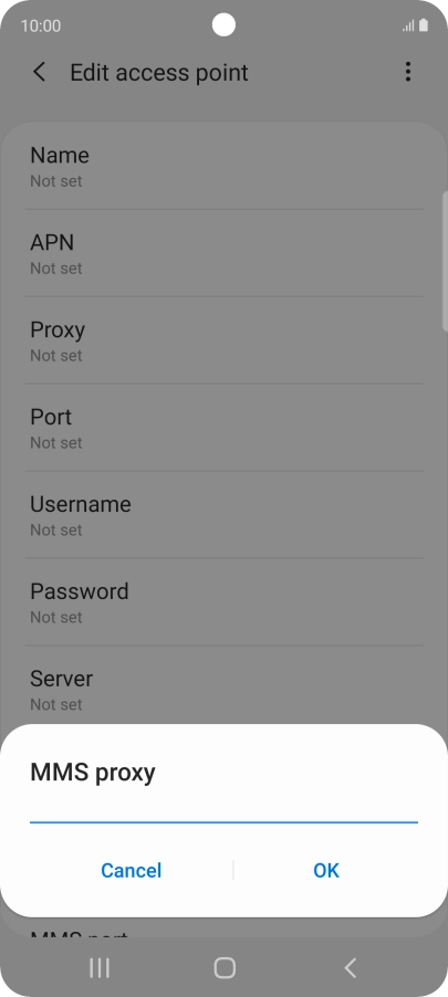 Key in 10.202.002.060 and press OK.
