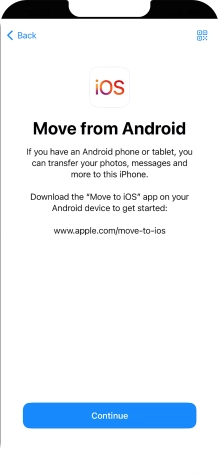 To transfer content to your phone, you need to install the app 