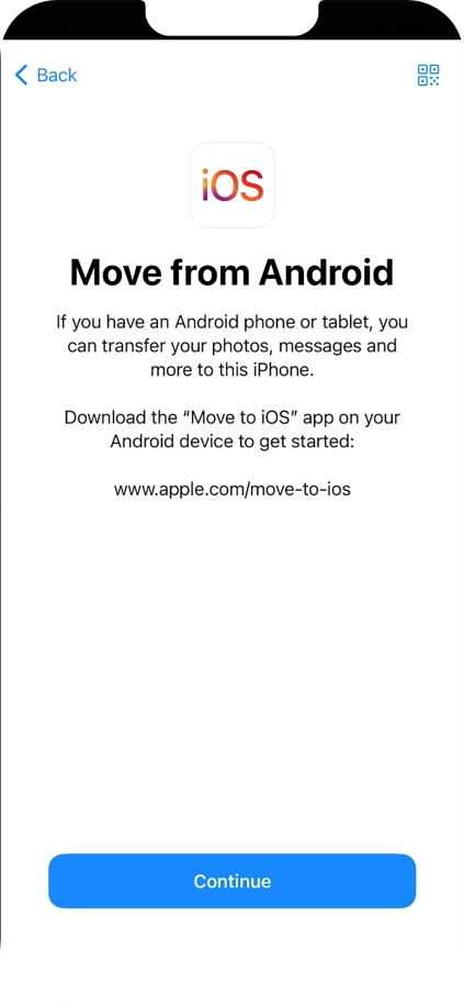 To transfer content to your phone, you need to install the app 