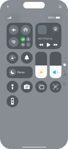 Press the sound mode icon to turn silent mode on or off.