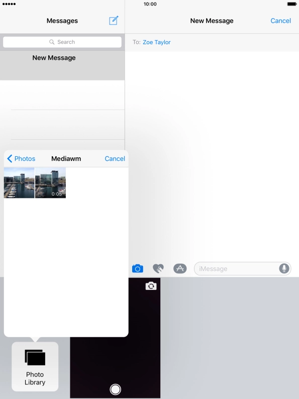 Press the required picture.