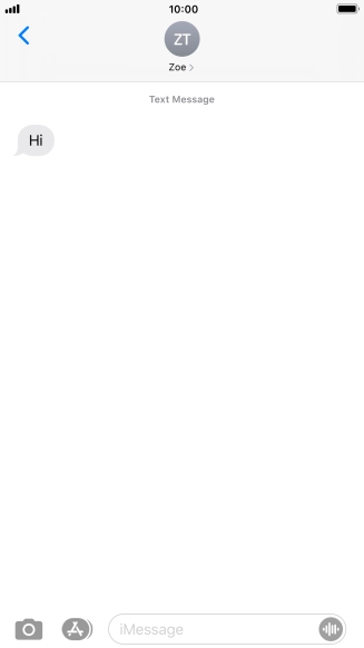 Press the Home key to return to the home screen.