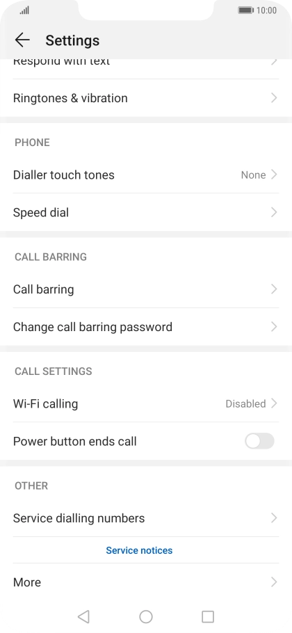 Press Wi-Fi calling.