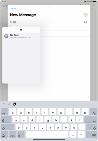 Press the required contact.