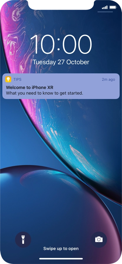 Press the required notification and follow the instructions on the screen to use the selected function.