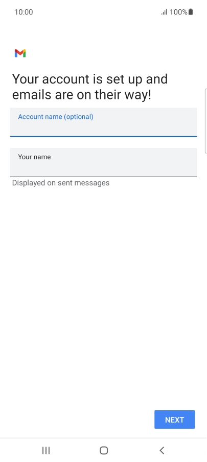 Press the field below 
