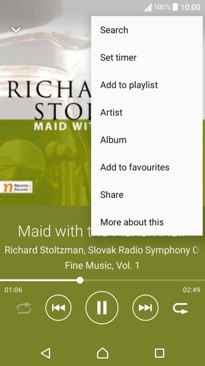 Press Add to playlist.