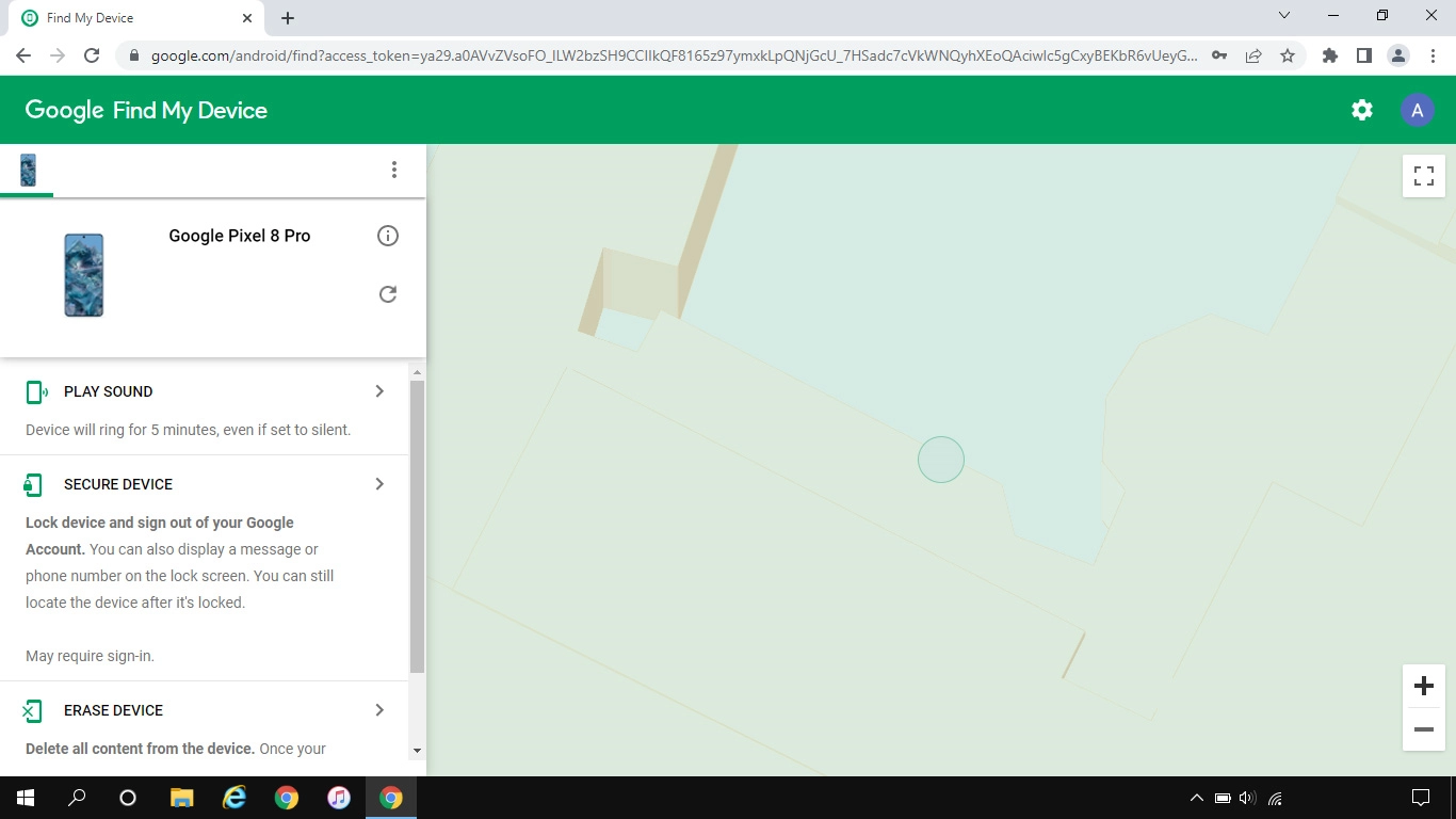 Click the required device.
