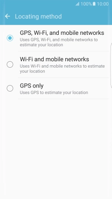If you select GPS, Wi-Fi, and mobile networks, your phone can find your exact position using the GPS satellites, the mobile network and nearby Wi-Fi networks. Satellite-based GPS requires a clear view of the sky.