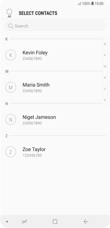 Press the field above 