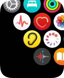 Press the heart rate sensor icon.