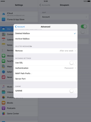 Press Authentication.