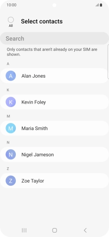 Press the field above 