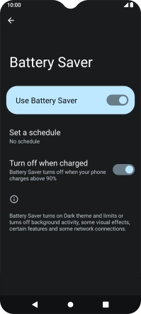 Press the Home key to return to the home screen.