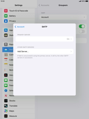 Press the field below 