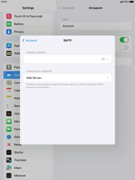 Press the field below 