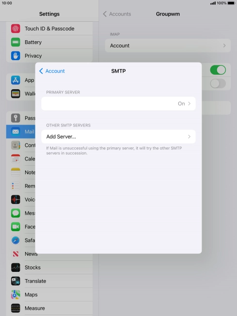 Press the field below 