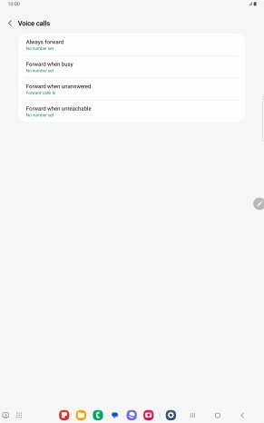 Press the Home key to return to the home screen.