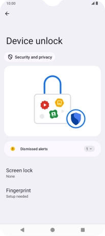 Press the Home key to return to the home screen.