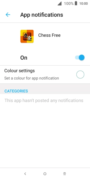 Press the indicator to turn the function on or off.