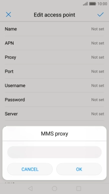 Key in 10.202.002.060 and press OK.