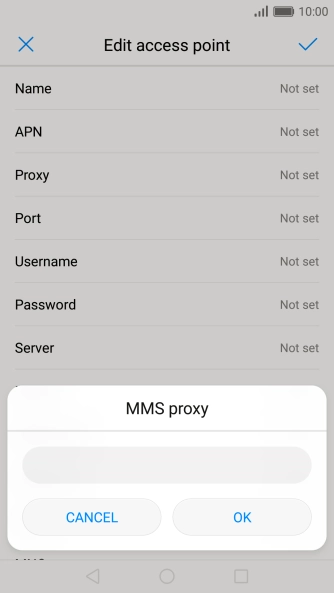 Key in 10.202.002.060 and press OK.