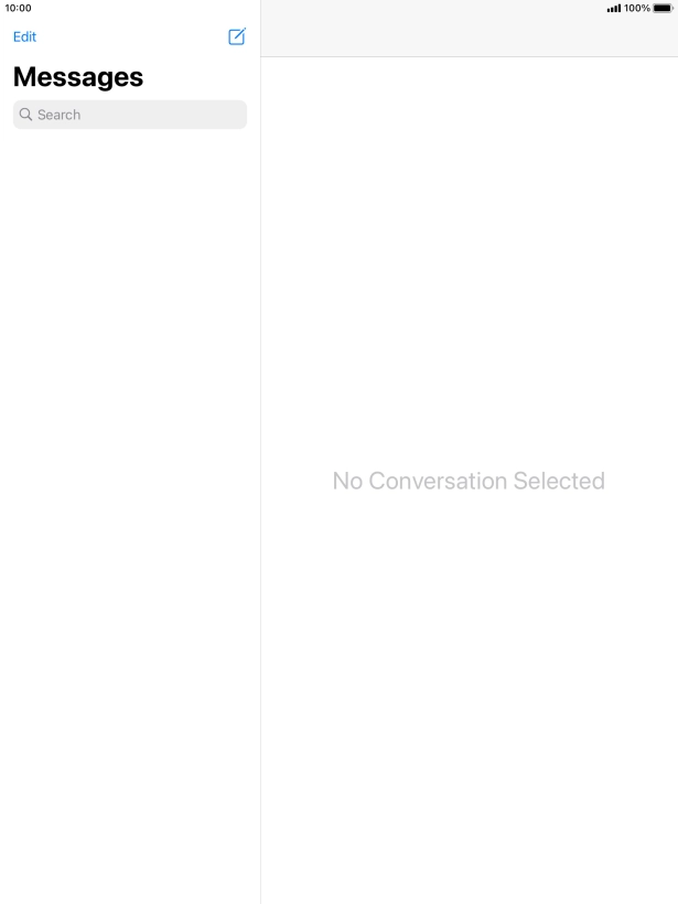 Press the new message icon.