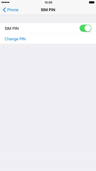 Press the indicator to turn the function on or off.