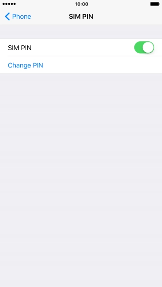 Press the indicator to turn the function on or off.