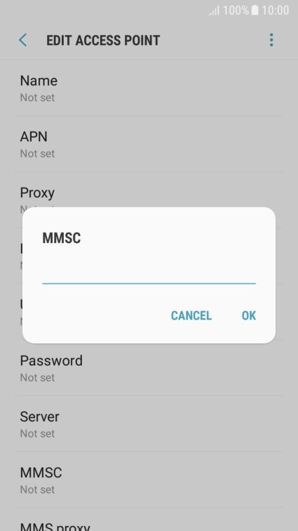 Key in http://pxt.vodafone.net.au/pxtsend and press OK.