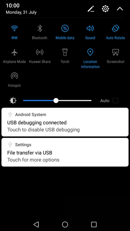 Press Airplane Mode to turn the function on or off.