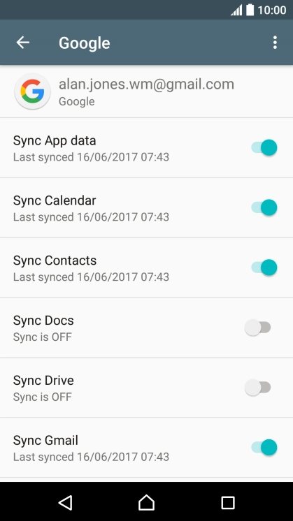 Press the Home key to return to the home screen.