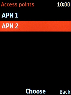 Select the required data connection.