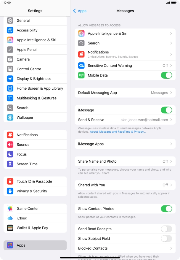 Slide your finger upwards starting from the bottom of the screen to return to the home screen.