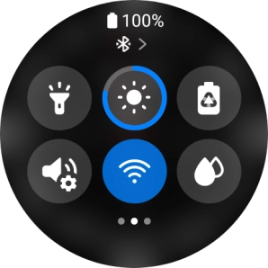 Press the low power mode icon.