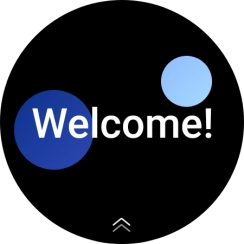 Slide your finger upwards starting from the bottom of the screen.