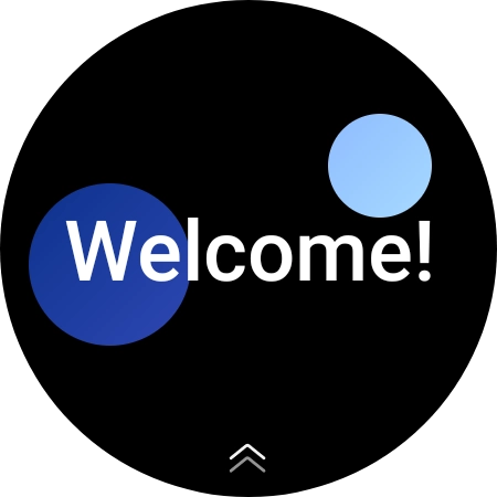 Slide your finger upwards starting from the bottom of the screen.