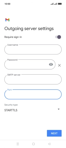 Press the drop down list below 