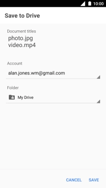 Press the field below 