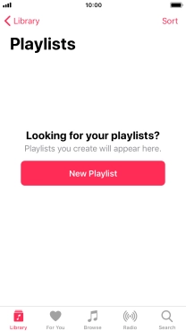 Press New Playlist.