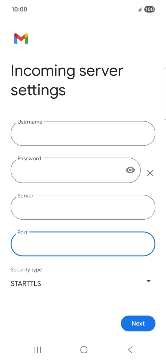 Press the drop down list below 