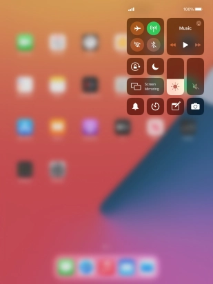 Press the sound mode icon to turn silent mode on or off.