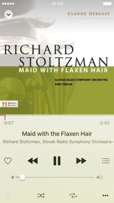 Press arrow right to go to the next audio file.