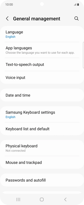 Press Date and time.