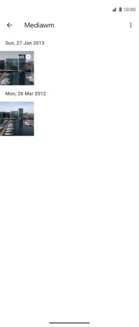 Press and hold any picture or video clip.