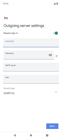 Press the field below 