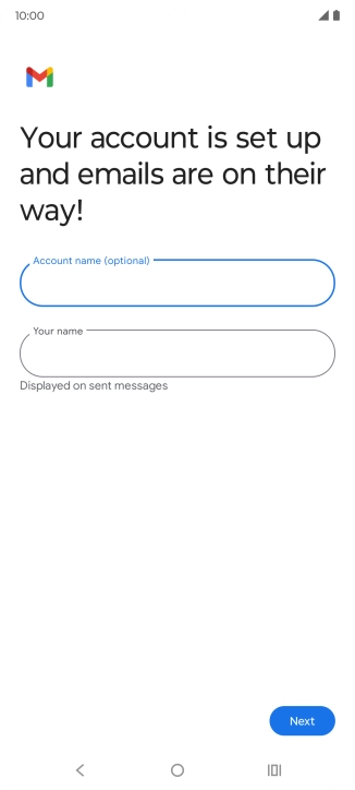 Press the field below 