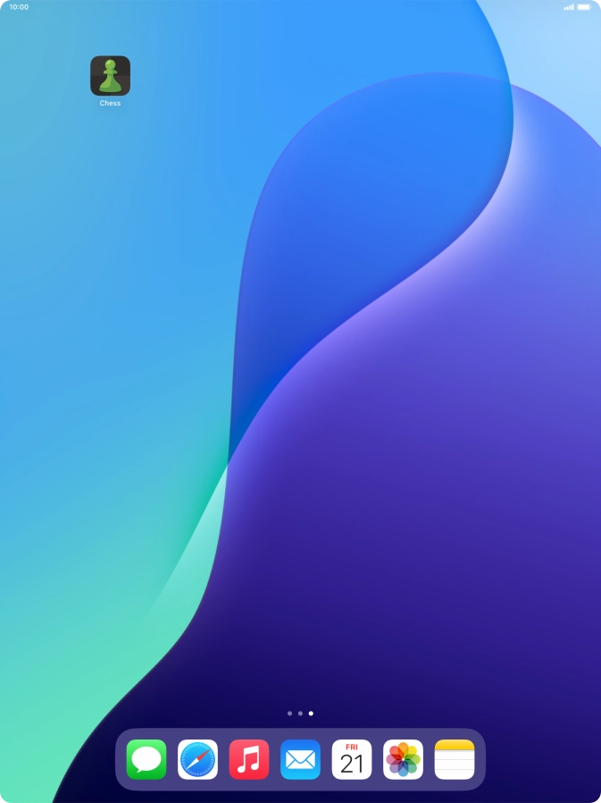 Press and hold the required app.