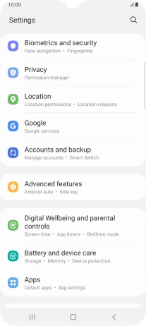 Press Accounts and backup.