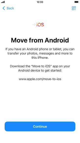 To transfer content to your phone, you need to install the app 